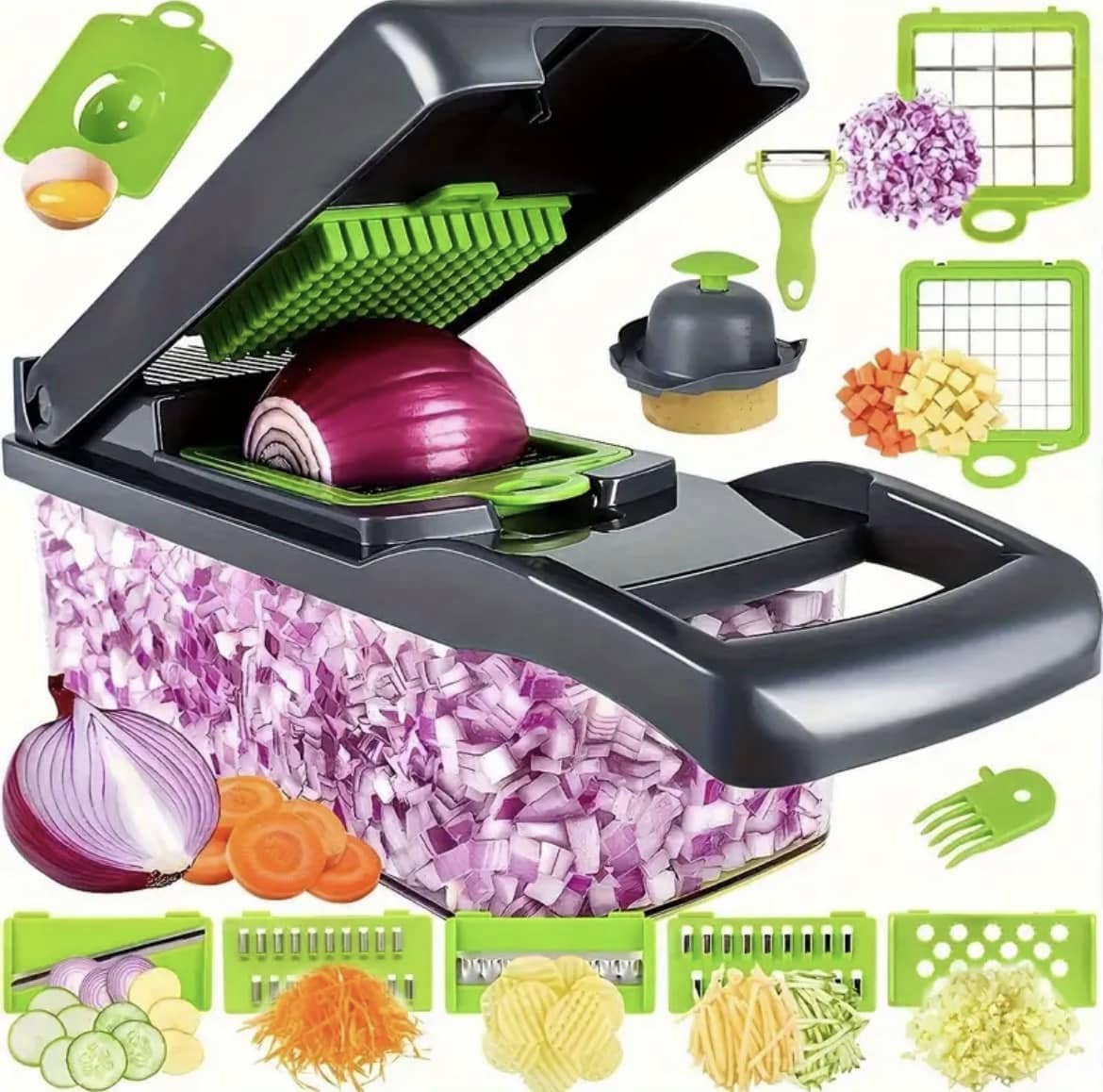 RAMAZAN OFFER (16 IN 1 VEG CUTTER + FREE 2 IN 1 SAMOSA MAKER)