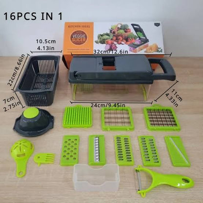 RAMAZAN OFFER (16 IN 1 VEG CUTTER + FREE 2 IN 1 SAMOSA MAKER)