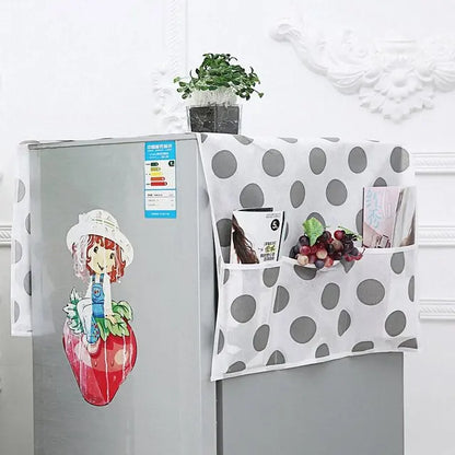 Fridge Cover & Microwave Oven Cover With Storage Pockets