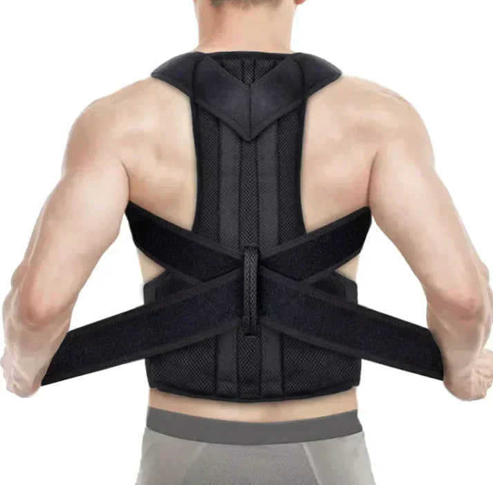 Metal Rods Adjustable Back Support Belt