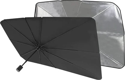 CAR WINDSHIELD SUN SHADE UMBRELLA - FOLDABLE CAR UMBRELLA