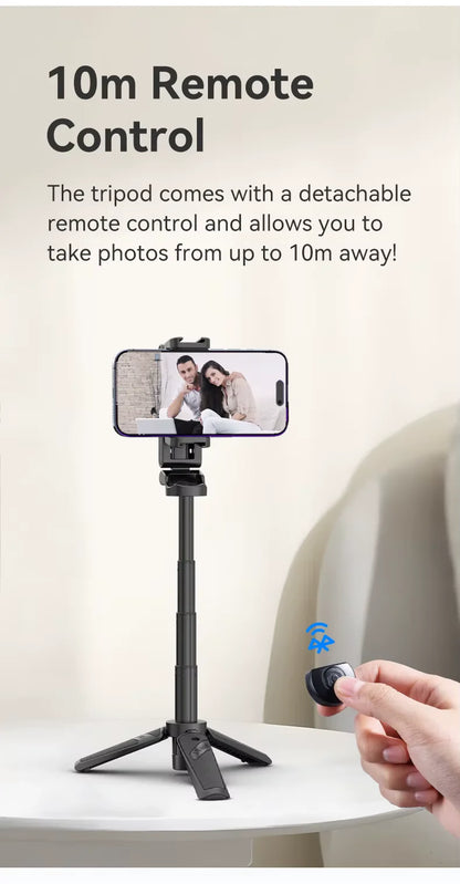 Multifunctional Portable Bluetooth Wireless Integrated Selfie Stick & Tripod