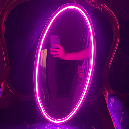 Neon Selfie Acrylic mirror for Room Walls