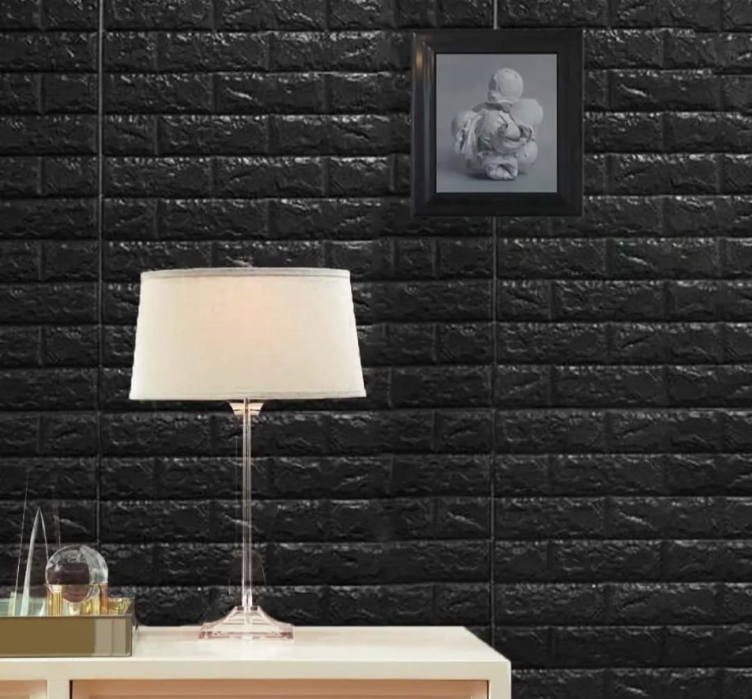 3D Foam Brick Wallpaper Stickers