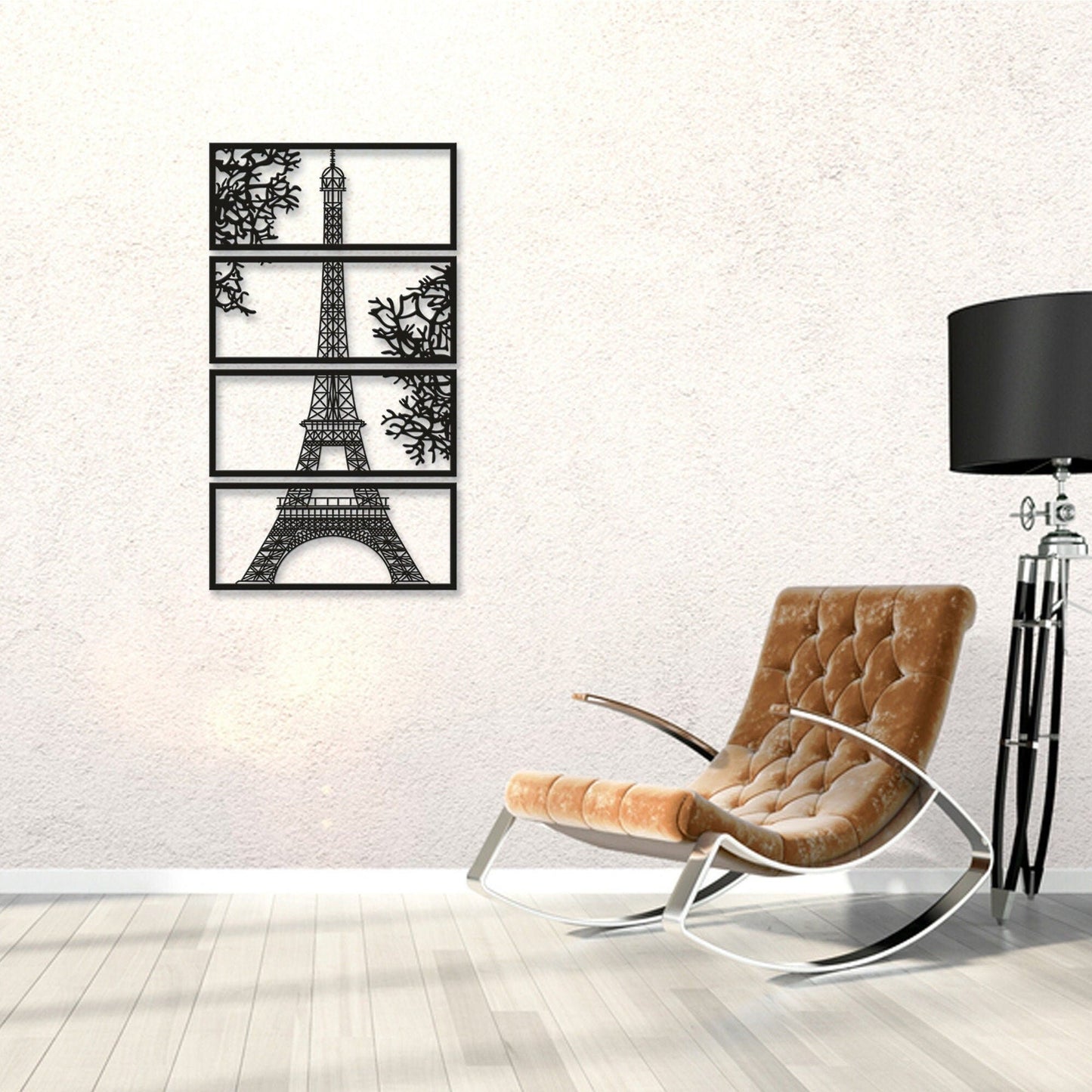 Wooden Eiffel Tower Wall Decor - WA 815