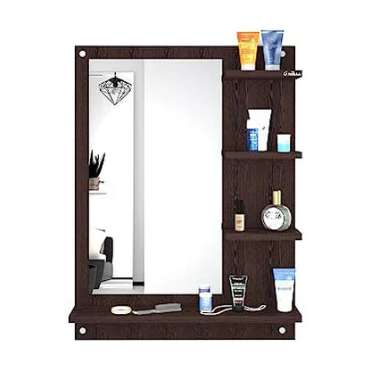 WOODEN WALL MOUNTED DRESSING MIRROR