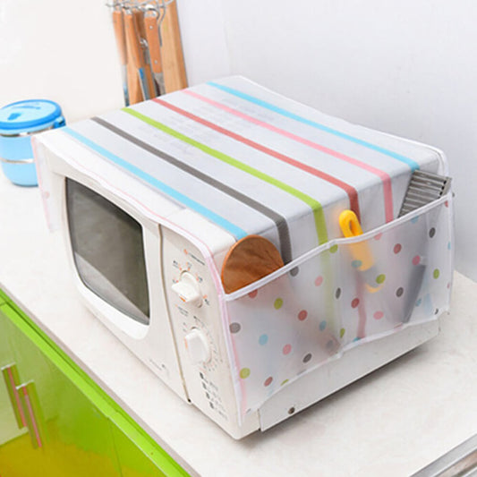 Fridge Cover & Microwave Oven Cover With Storage Pockets