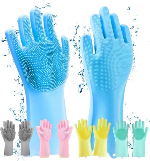 Silicon dish washing gloves + water proof apron