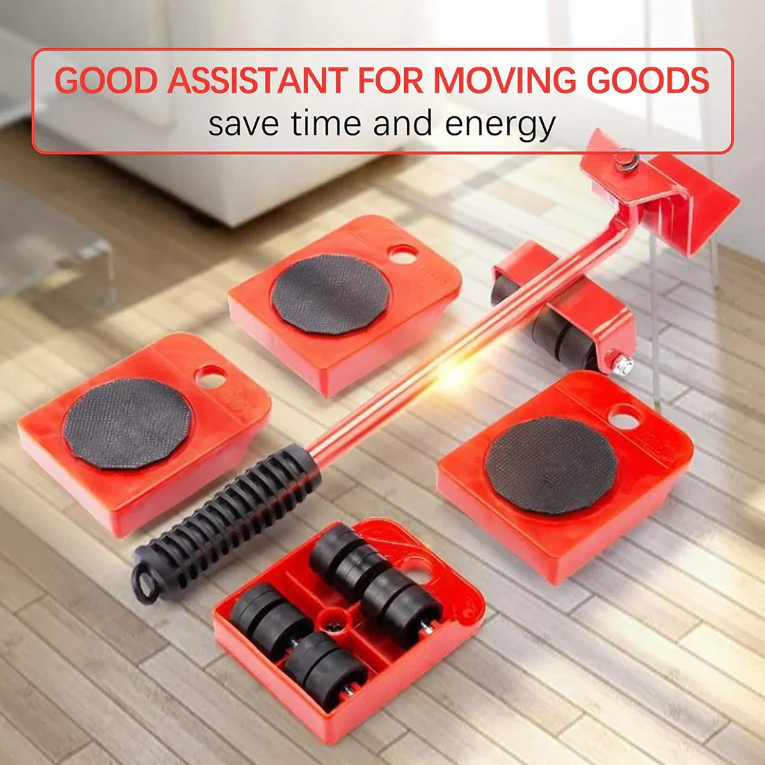 Set of 5 Furniture Lifter Moving Tool - (IMPORTED)